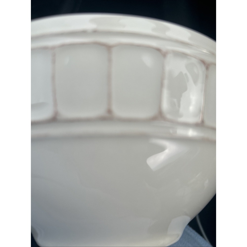 Matceramica Venice White Cereal/serving Bowl Made in Portugal 7.25" Round - Picture 6 of 8